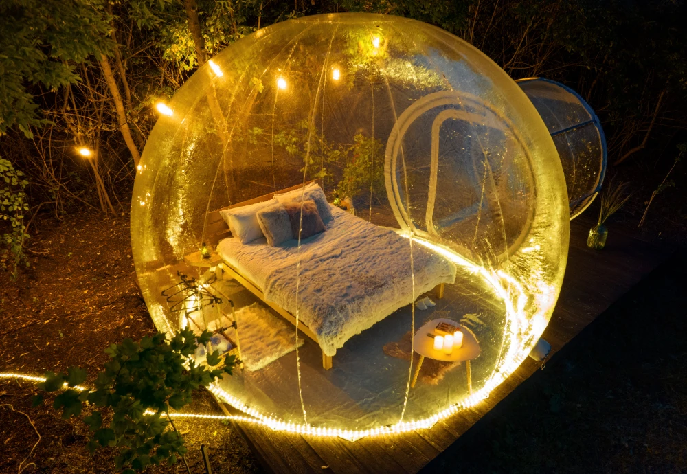 how do bubble tents work