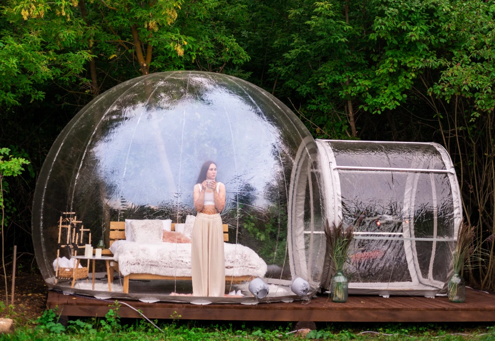 bubble tent glamping