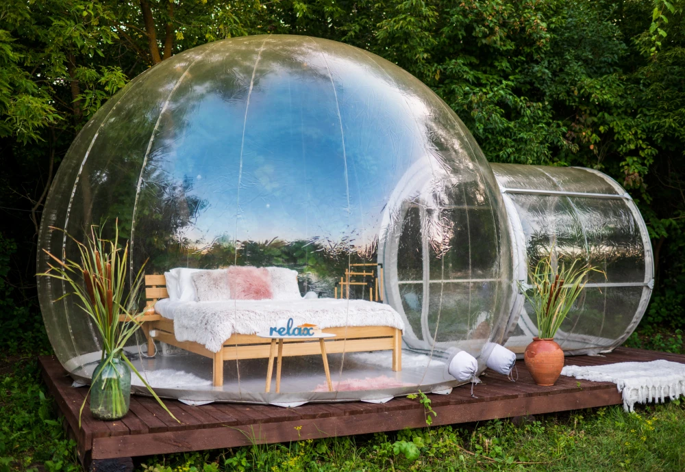 stargaze outdoor bubble tent